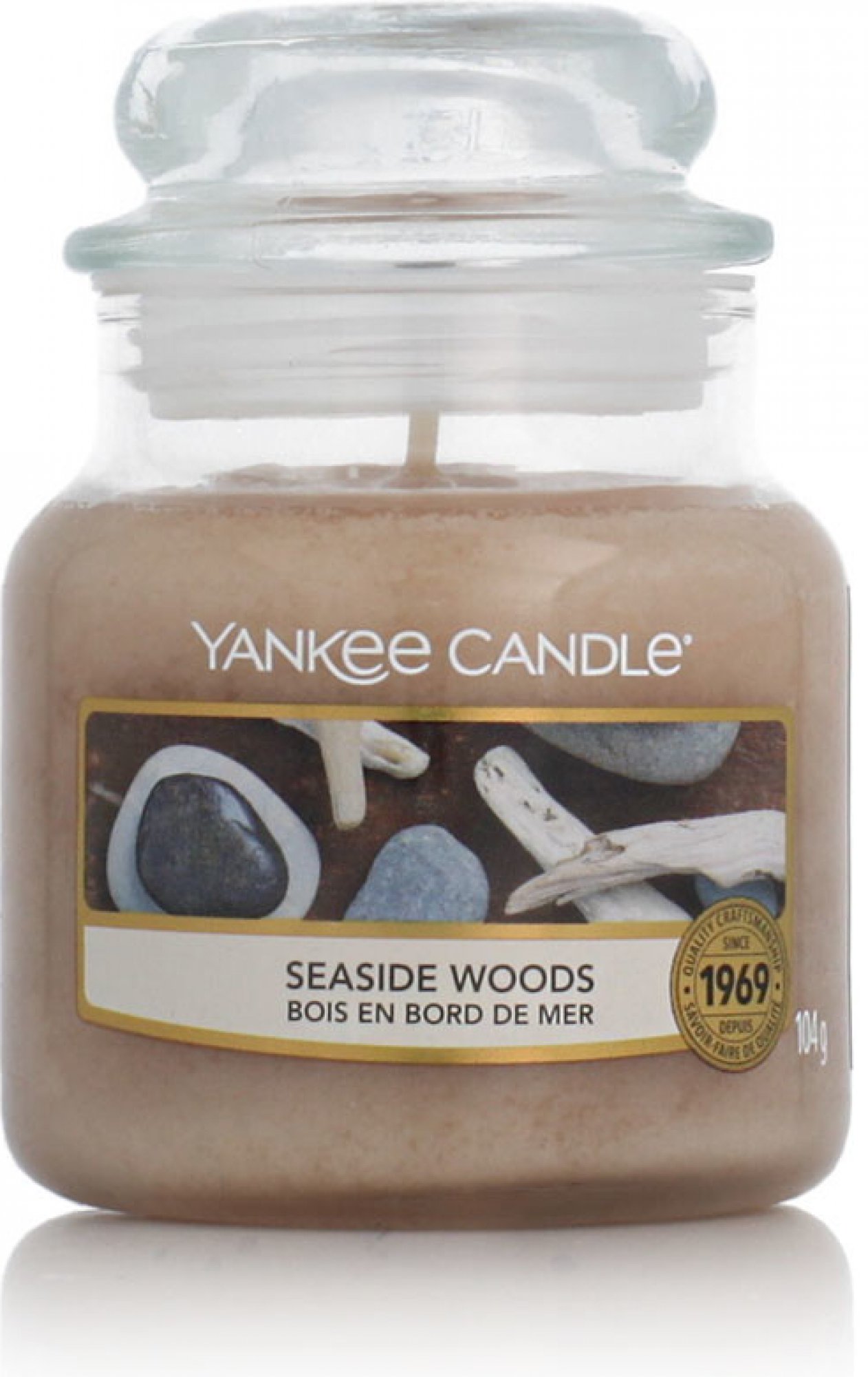 Yankee Candle vonná svíčka Classic ve skle malá Seaside Woods 104 g