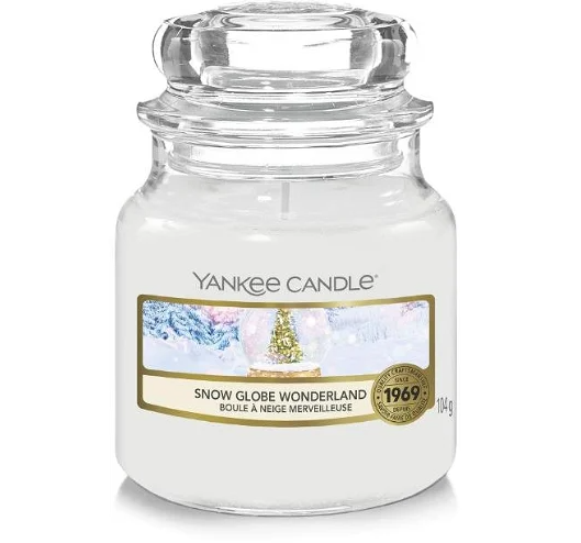 Yankee Candle vonná svíčka Classic ve skle malá Snow Globe Wonderland 104 g