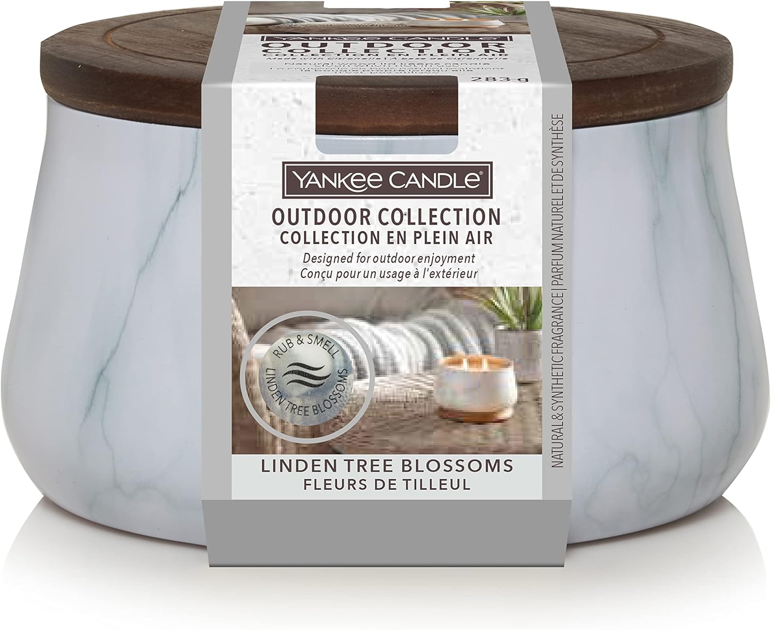 Yankee candle Outdoor vonná svíčka Linden Tree Blossoms 283 g