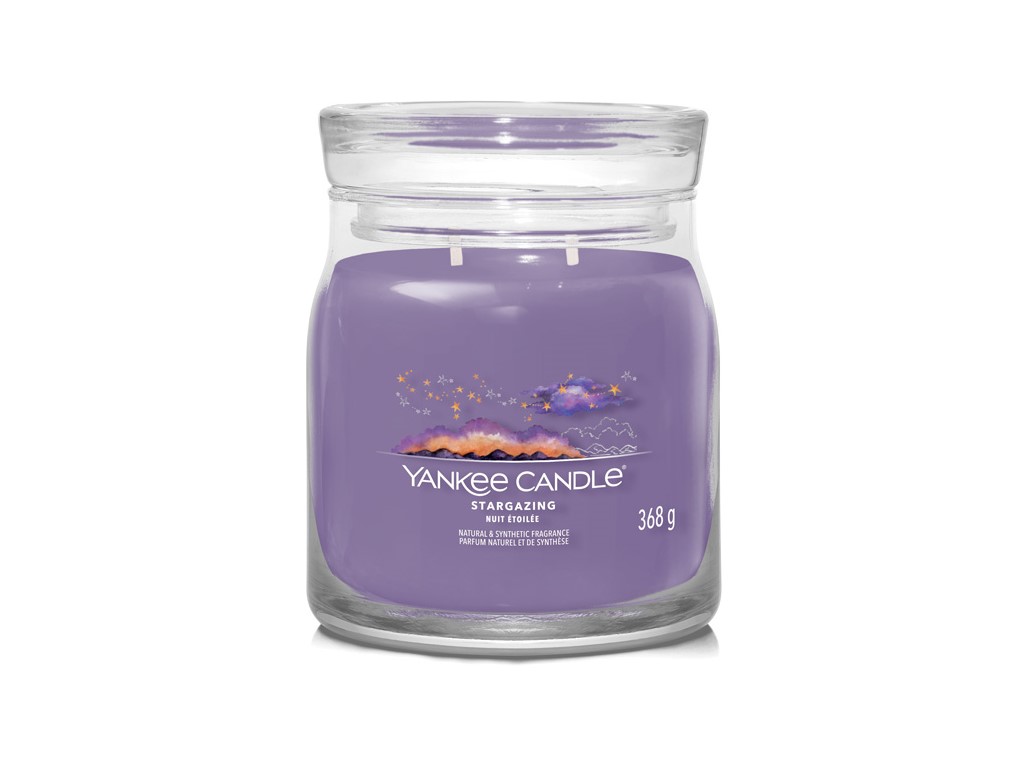 Yankee Candle vonná svíčka Signature ve skle střední Stargazing 368g