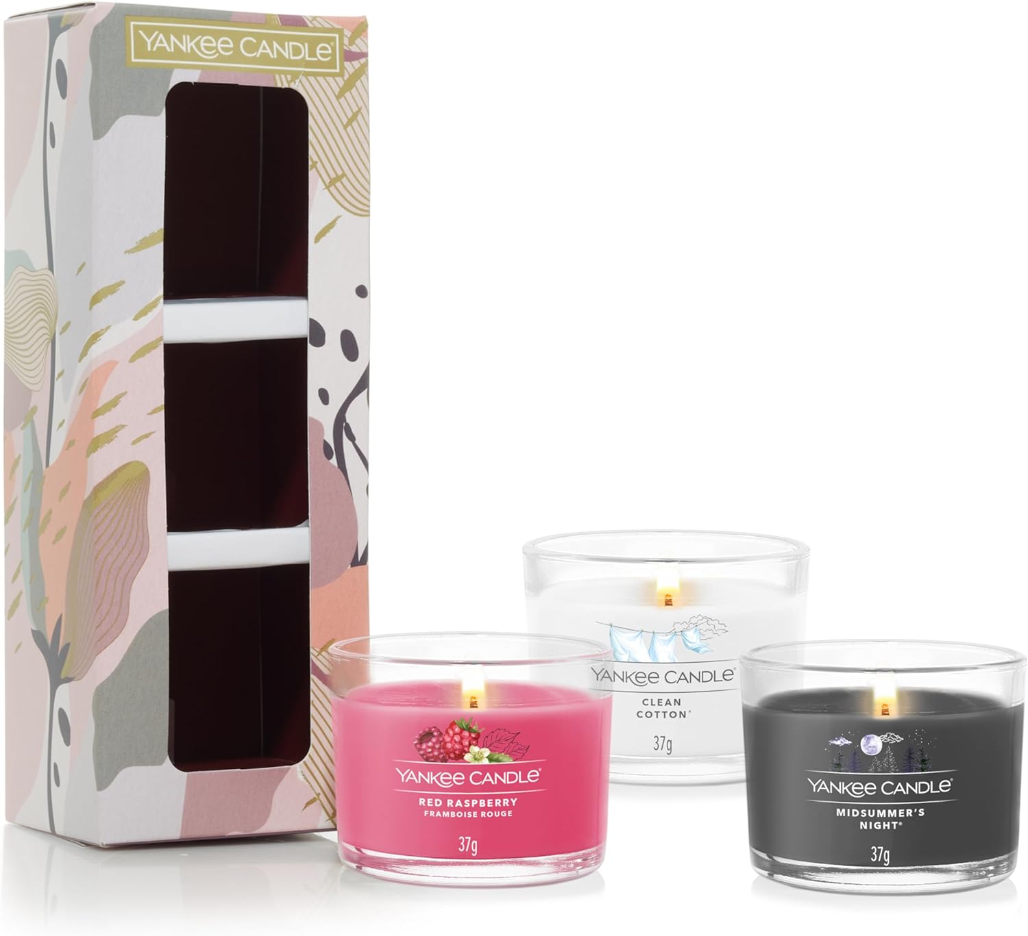 Dárková sada: Yankee Candle Dárkový Set 23 3x Votivní svíčka ve skle 3x37g