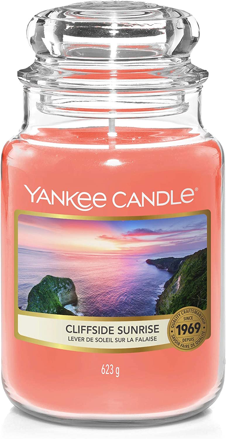 Yankee Candle vonná svíčka Classic ve skle velká Cliffside Sunrise 623 g