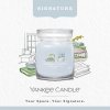 Yankee Candle Yankee Candle vonná svíčka Signature ve skle střední a Calm & Quiet place 368g