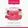 Yankee Candle Yankee Candle vonná svíčka Signature ve skle střední Red Raspberry 368g