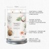 Yankee Candle Yankee Candle vonná svíčka Signature Tumbler ve skle velká Coconut Beach 567g