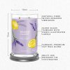 Yankee Candle Yankee Candle vonná svíčka Signature Tumbler ve skle velká Clean Cotton 567g