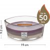 WoodWick WoodWick vonná svíčka s dřevěným knotem Elipsa Trilogy Amethyst Sky 453,6 g