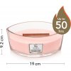 WoodWick WoodWick vonná svíčka s dřevěným knotem Elipsa Pressed Blooms & Patchouli 453,6 g
