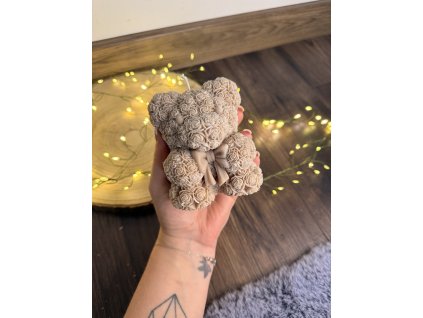 Hnědý medvídek XL s mašličkou