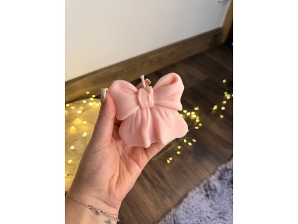 Růžová mašlička