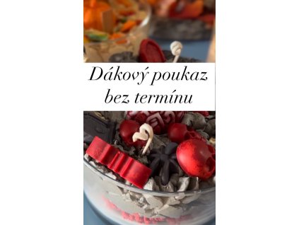 Dárkový poukaz na tematický workshop výroba sójových svíček