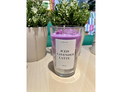 Lavender Latte s kostkami gelového vosku