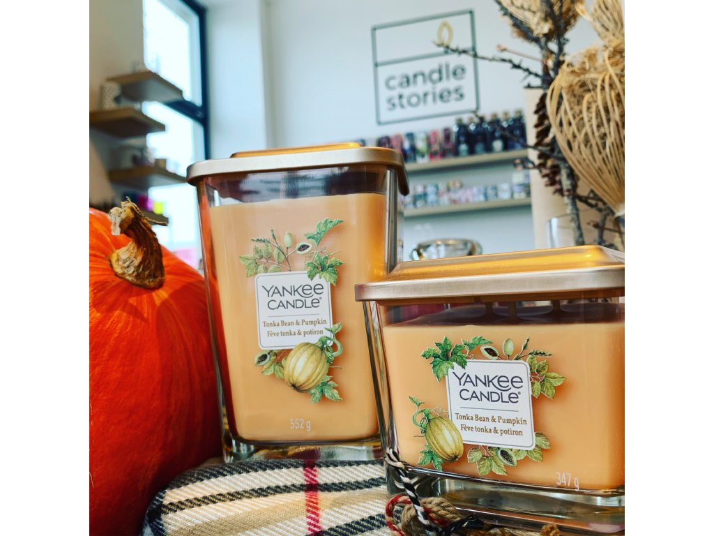 Yankee Candle vonná svíčka Elevation TONKA BEAN & PUMPKIN