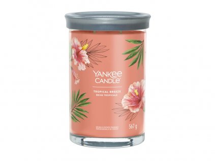 Yankee Candle Signature - vonná svíčka TROPICAL BREEZE (Tropický vánek) 567 g