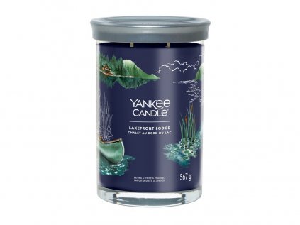 Yankee Candle Signature - vonná svíčka LAKEFRONT LODGE (Chata u jezera) 567 g