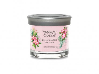 Yankee Candle Signature tumbler - vonná svíčka DESERT BLOOMS (Pouštní květiny) 122 g