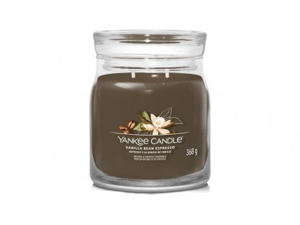 Yankee Candle - vonná svíčka VANILLA BEAN ESPRESSO (Espresso s vanilkovým luskem) 368 g