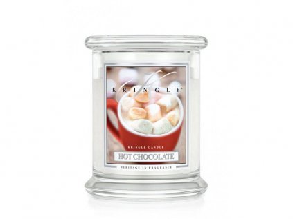 Kringle Candle - vonná svíčka HOT CHOCOLATE (Horká čokoláda) 411 g