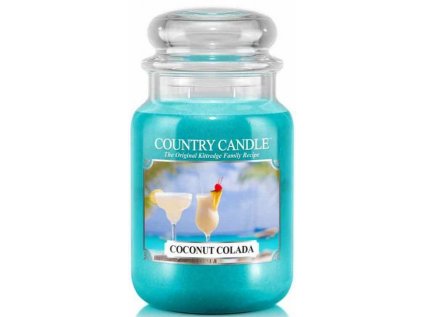 Country Candle - vonná svíčka COCONUT COLADA (Kokosový nápoj) 652 g