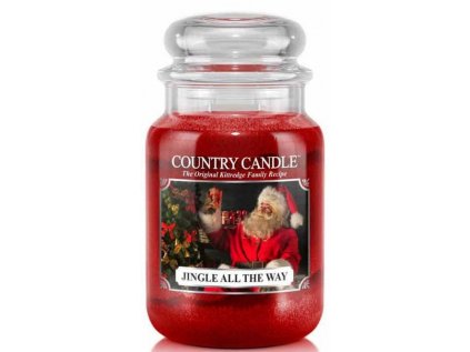 Country Candle - vonná svíčka JINGLE ALL THE WAY (Rolničky) 652 g