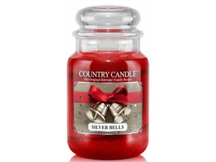 Country Candle - vonná svíčka SILVER BELLS (Stříbrné zvonky) 652 g