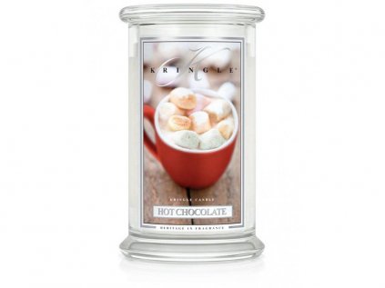KRINGLE CANDLE HOT CHOCOLATE VONNÁ SVÍČKA VELKÁ 624 G