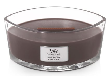 WoodWick Sueded Sandalwood svíčka loď