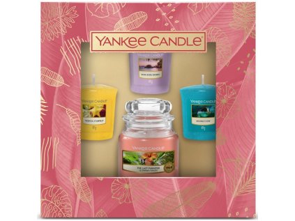 Yankee Candle - dárková sada malý classic + 3 votivní svíčky