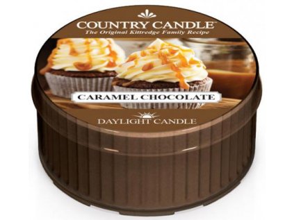 Country Candle - vonná svíčka CARAMEL CHOCOLATE (Karamelová čokoláda) 42 g
