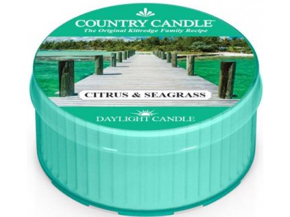 Country Candle - vonná svíčka CITRUS & SEAGRASS (Citrusy a mořská tráva) 42 g