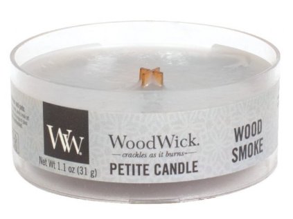 WoodWick - vonná svíčka WOOD SMOKE (Dřevitý kouř) 31 g