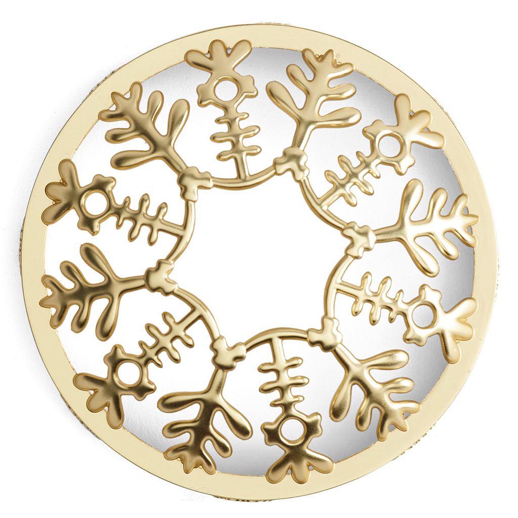 Yankee Candle Illuma Lid ozdobný prstenec na svíčku SNOWFLAKE FROST