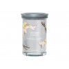 Yankee Candle Signature - vonná svíčka SMOKED VANILLA & CASHMERE (Kouřová vanilka a kašmír) 567 g