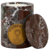 VENETICO MARINA - ručně vyrobená svíčka z červeného mramoru LIPARI (Bergamot, Cedr, Růže) 230 g