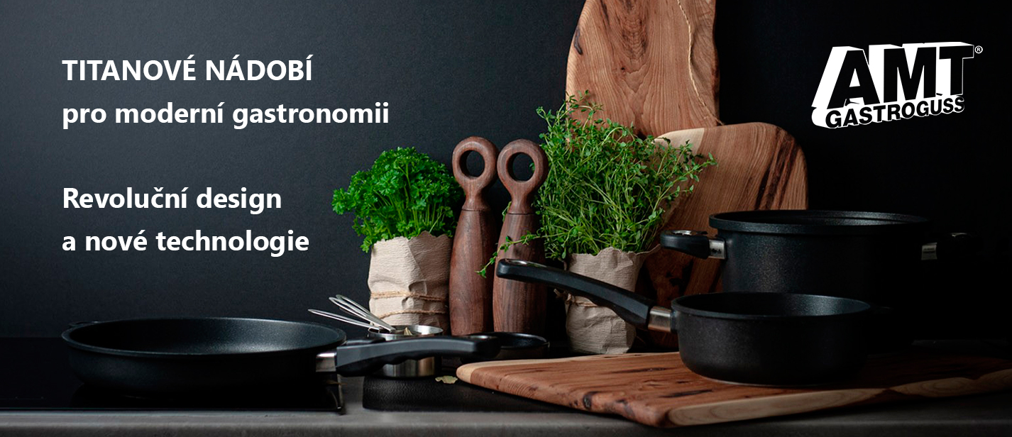 AMT Gastroguss - titanové hrnce, pánve, kastroly…