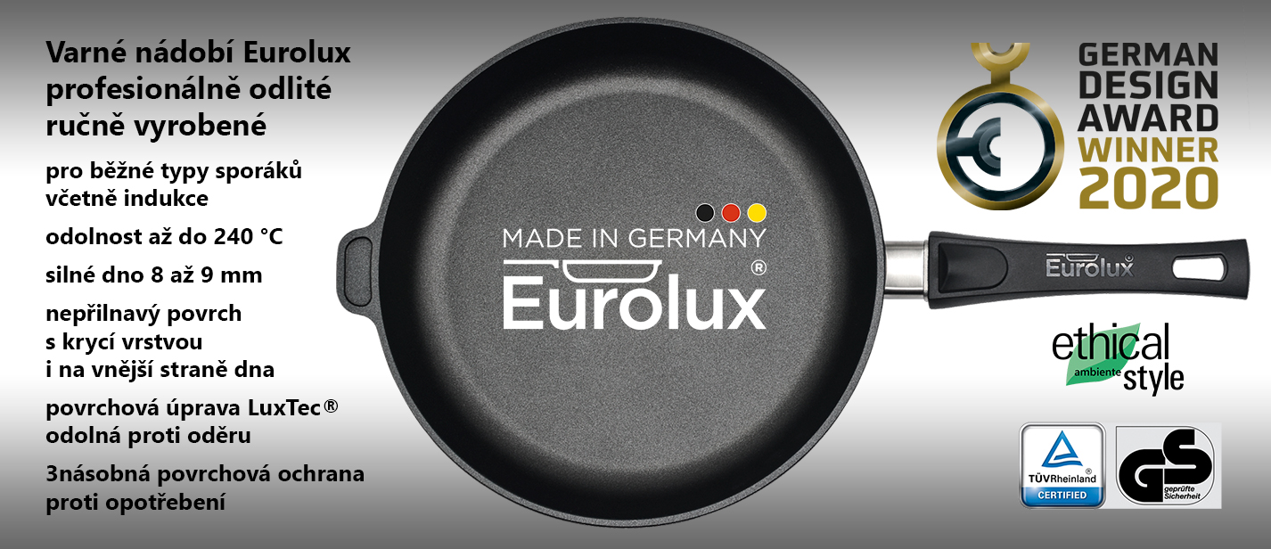 EUROLUX - kuchyňské varné nádobí | ručně vyrobené
