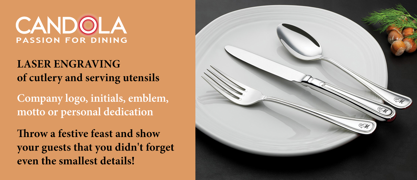 Laser engraving of cutlery and serving utensils | custom production