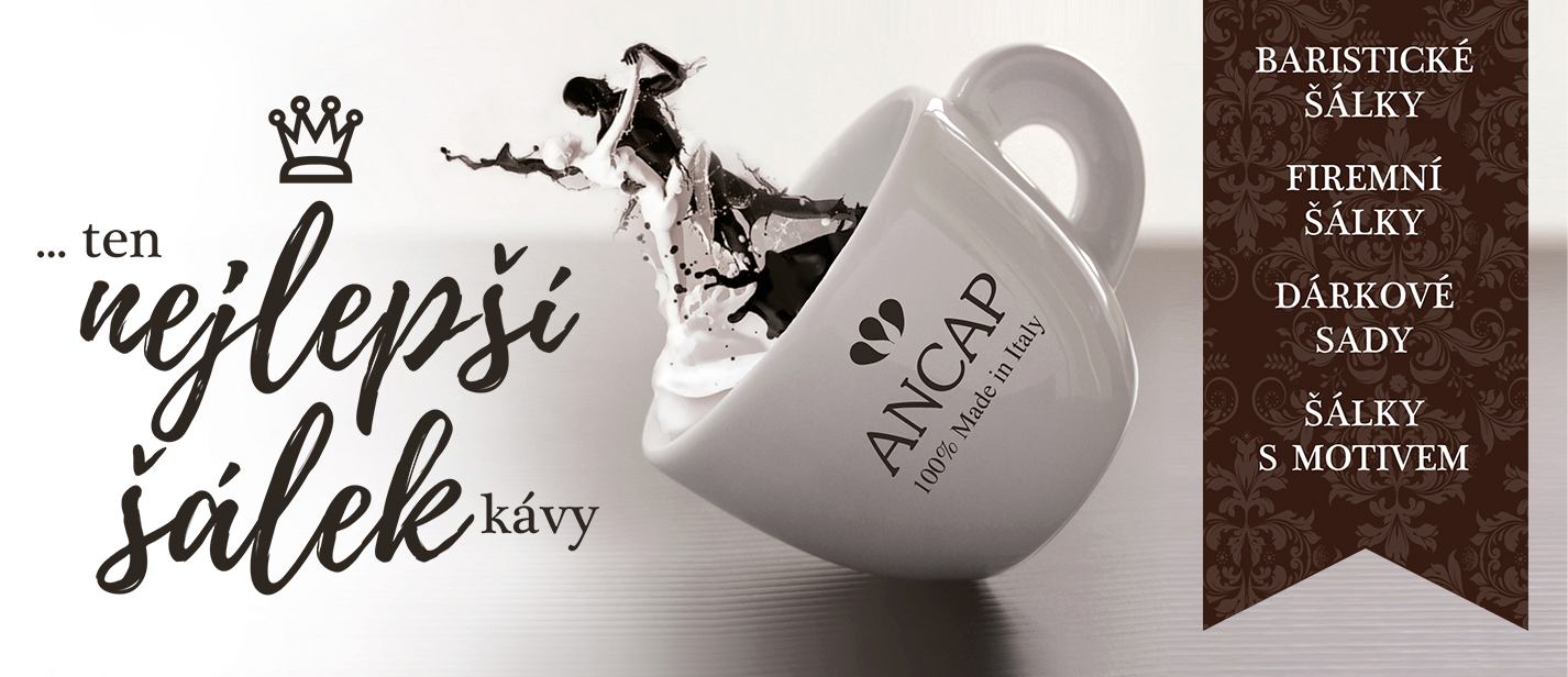 ANCAP - šálky na kávu | První volba světových baristů!