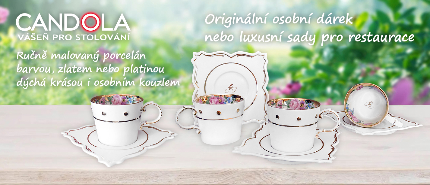 Ručně malovaný porcelán | Candola.cz