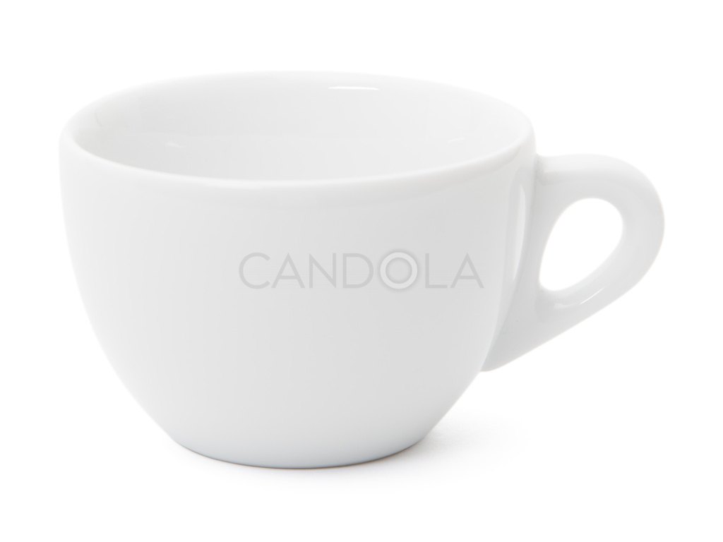 Ancap Verona Painted-Rim Cups and Saucers | 11.8oz in Black