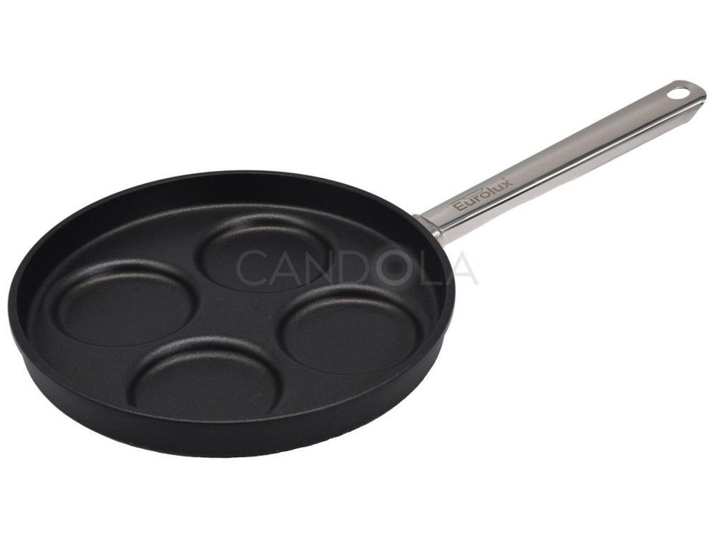 EUROLUX - Egg pan induction with 4 cavities Ø 26 x 4 cm