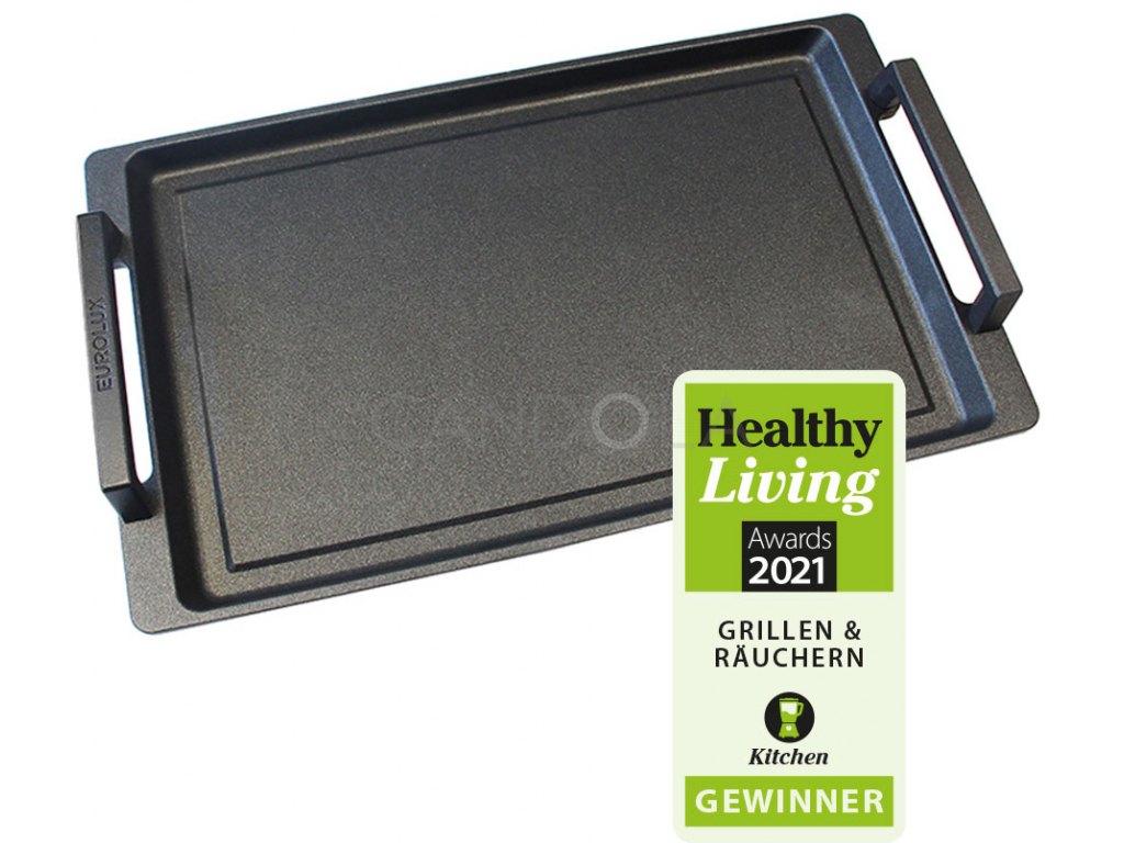 Induction top teppanyaki plate