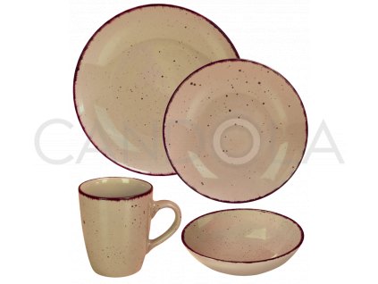 2571 jidelni souprava 16 dilu pottery stone