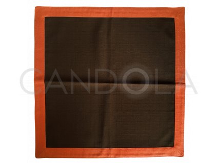 candola-magic-linen-leinen-ubrus-napron-choco-terracotta-50-x-50-cm-leinen7344choco1