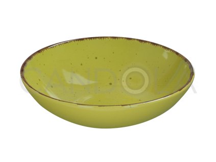 2862 hluboky talir kulaty prumer 19 cm zeleny