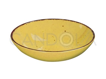 2868 hluboky talir kulaty prumer 19 cm zluty