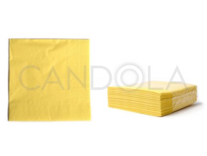 chic-tissue-ubrousky-33-x-33-cm-2-vrstve-yellow-50-ks-50281-108