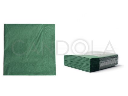 chic-tissue-ubrousky-33-x-33-cm-2-vrstve-dark-green-50-ks-50335-302