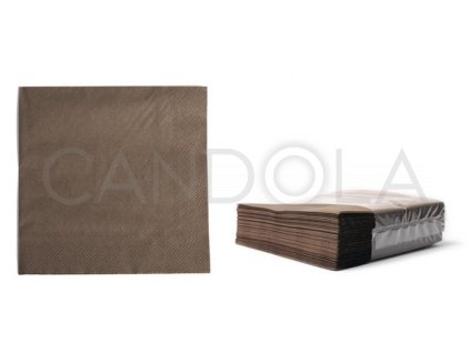 chic-tissue-ubrousky-33-x-33-cm-2-vrstve-brown-50-ks-50359-970