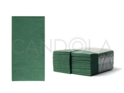chic-tissue-ubrousky-2-vrstve-slozene-33-x-33-cm-dark-green-80-ks-50533-302